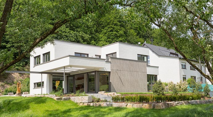Büdenbender Hausbau Musterhaus Satchmo Außenansicht