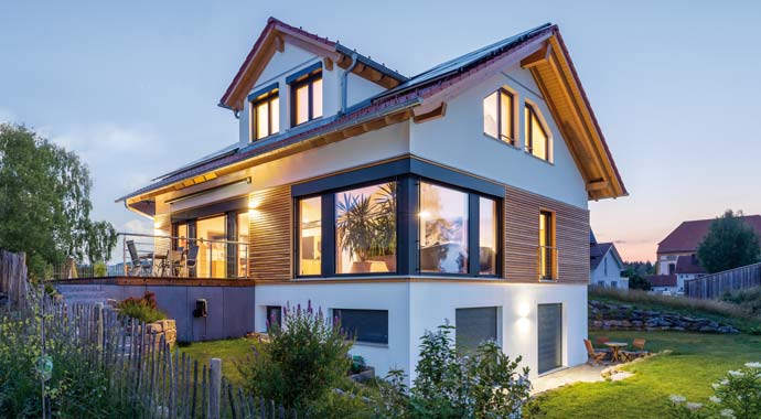 Außenansicht Haus Kempten von Regnauer Hausbau Außenansicht Haus Kempten von Regnauer Hausbau