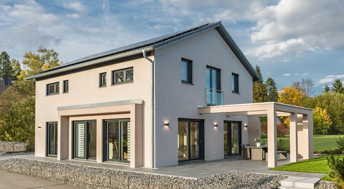 Rensch-Haus Musterhaus Ancona Außenansicht