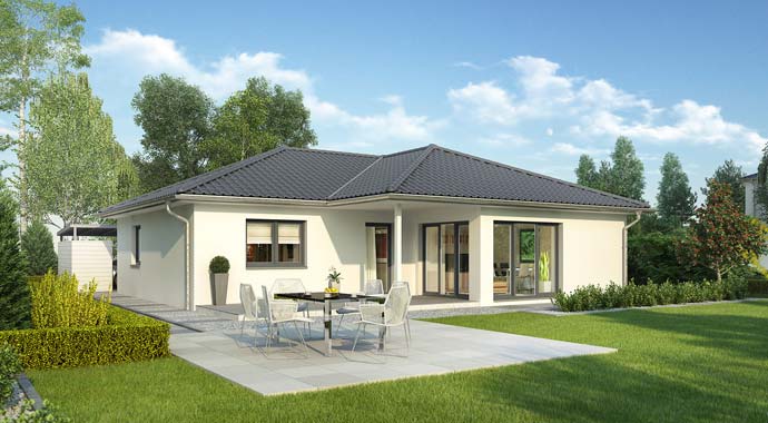 Außenansicht Haus Freiburg von HELMA Eigenheimbau