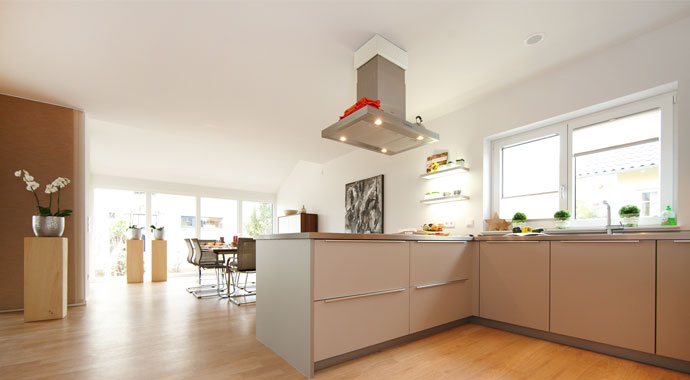 Gussek Haus Einfamilienhaus Mila Küche und Essbereich