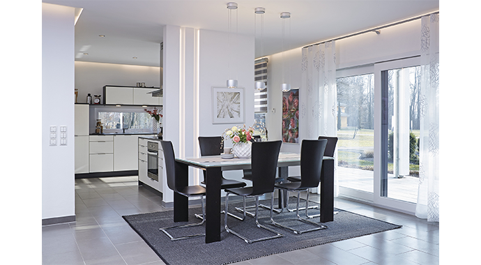 WeberHaus Ausstellungshaus Rheinau-Linx generation 5.5 Esszimmer