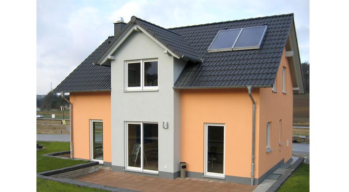 Town & Country Haus Musterhaus Lichthaus 121 Außenansicht