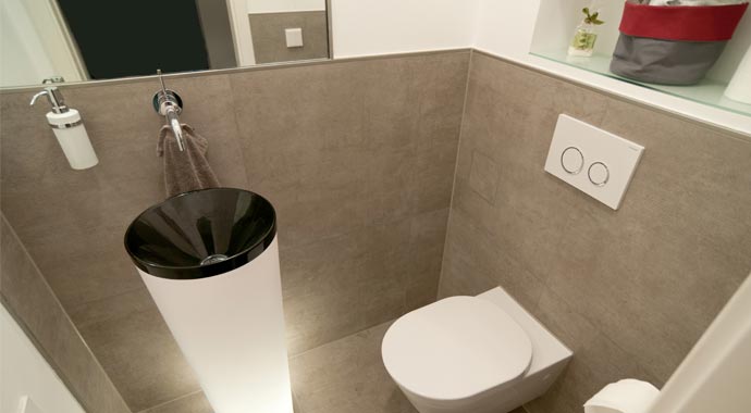 Solid-Haus Kundenhaus Eiden Gäste-WC