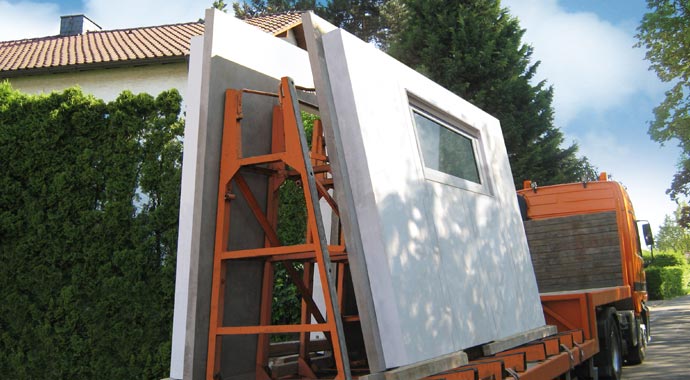 Partnerbau Braun Fertigkeller Anlieferung