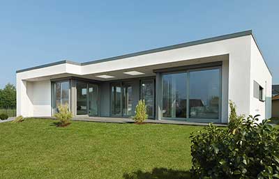 Büdenbender Hausbau Musterhaus Finess Außenansicht