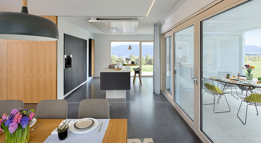 Keitel Haus Haus Fellbach Küche und Essbereich