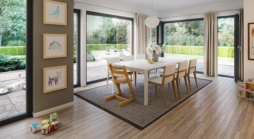 Living Haus Aktionshaus Sunshine 144 V4 Essbereich