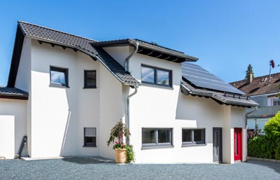 Außenansicht Musterhaus Hagnau von STREIF Haus