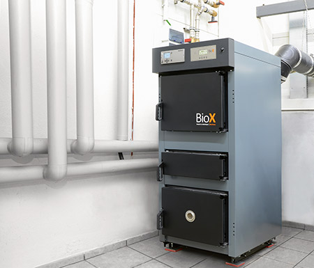 Stückholzkessel BioX von Solarbayer Stückholzkessel BioX von Solarbayer