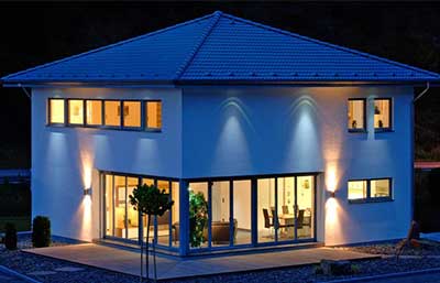 Nordhaus Fertigbau Musterhaus Kürten Außenansicht