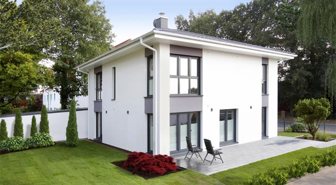 Außenansicht Kundenhaus Park 169W von Dan-Wood House