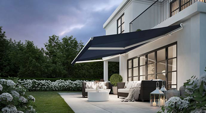 Markise mit Akzentlicht von markilux