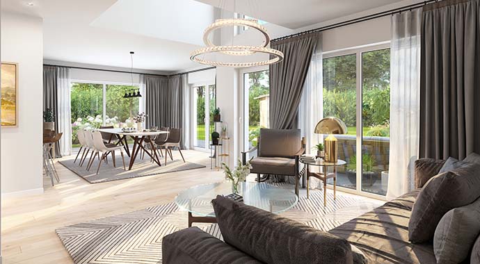 Wochnbereich | Foto: FAVORIT Massivhaus