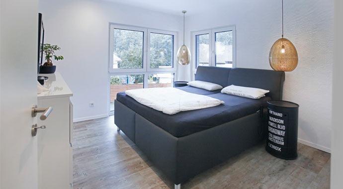 Schlafzimmer Kundenhaus Park 181 W von Dan-Wood