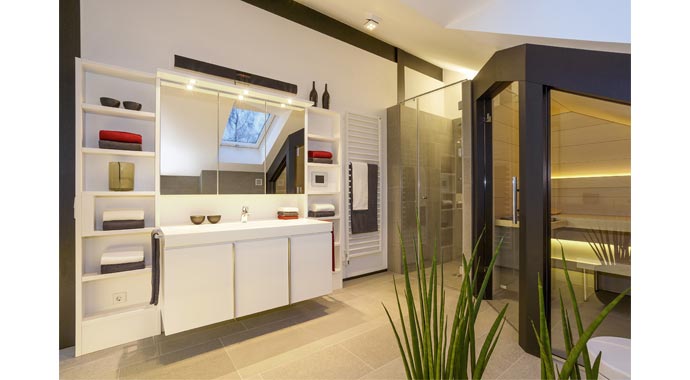 Huf Haus Musterhaus Modum 8:10 Bad
