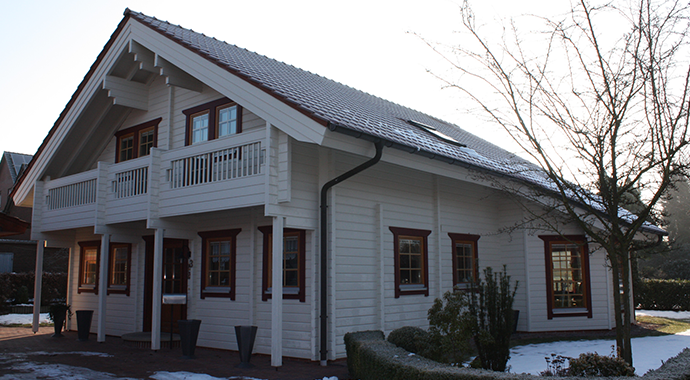 Nordic-Haus Musterhaus Hödebeck Außenansicht