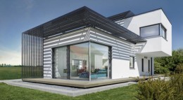 Luxhaus Musterhaus fine Außenansicht