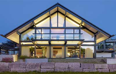 HUF Haus Musterhaus Art 5 Außenansicht