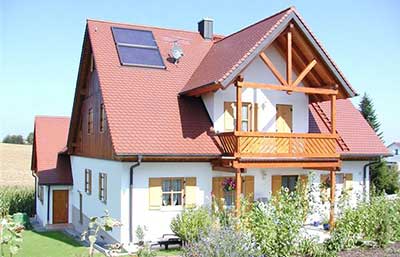 ZimmerMeisterHaus Musterhaus Gaulzhofen Außenansicht