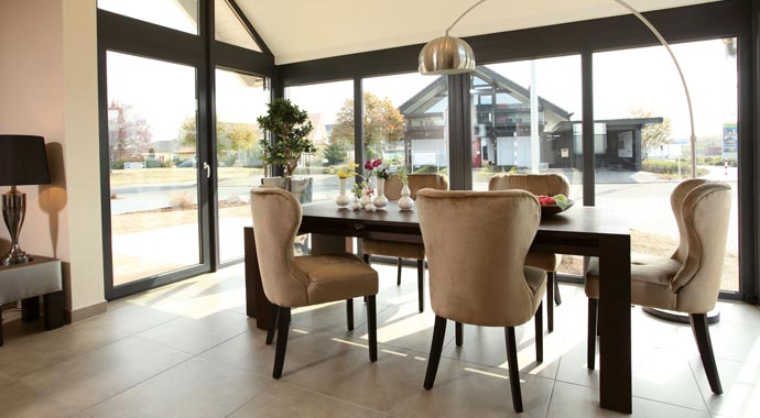 FingerHaus Musterhaus Medley 410 Sonderedition Essbereich