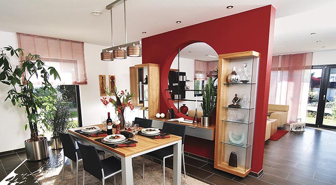 WeberHaus Ausstellungshaus Wadern-Nunkirchen Essbereich