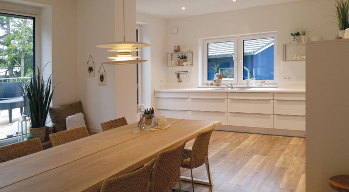 Essbereich Haus Silkeborg von Danhaus