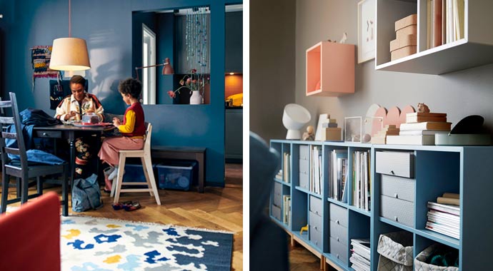 Stauraumlösung von Ikea