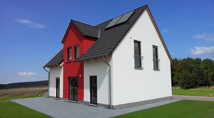 Town & Country Haus Musterhaus Flair 125 Außenansicht