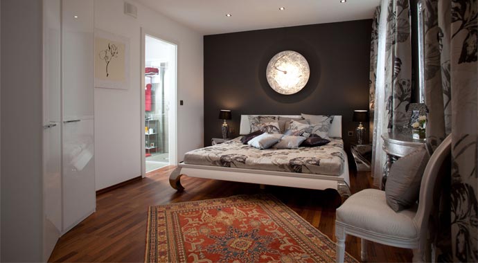 Elk Fertighaus Musterhaus Elk 144 Schlafzimmer