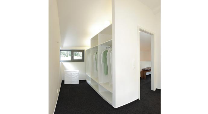 Meisterstück-HAUS KUBUS – Musterhaus Bad Vilbel Ankleidezimmer