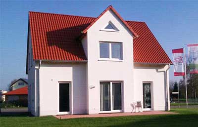 Town & Country Haus Musterhaus Lichthaus 121 Außenansicht