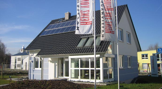 Heinz von Heiden Musterhaus Augsburg Außenansicht