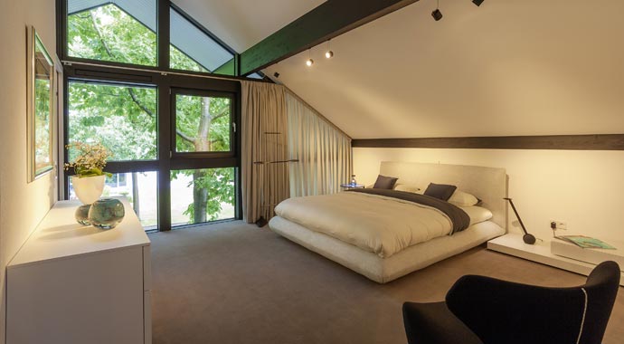 Huf Haus Musterhaus modum Schlafzimmer