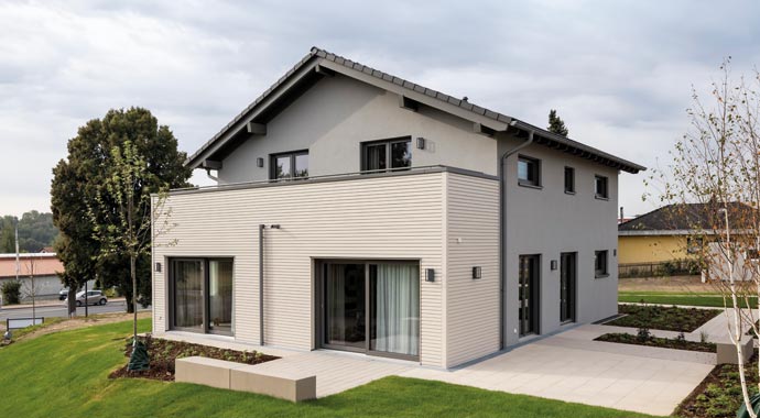 Außenansicht Artis 350 – Musterhaus Würzburg von FingerHaus