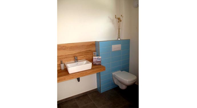 Town & Country Haus Musterhaus Bungalow 128 Bad