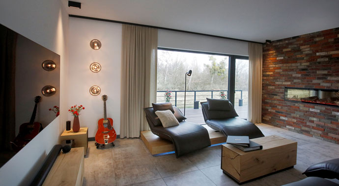 Wohnbereich Musterhaus Wolfsburg von Danwood Vision