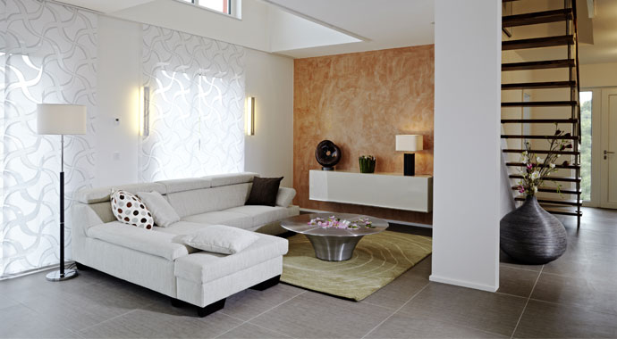 Kampa Musterhaus Oslo Wohnbereich