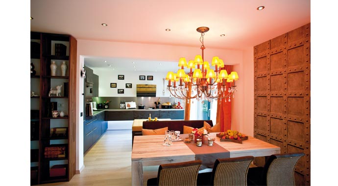 Elk Fertighaus Musterhaus Elk 153 Essbereich