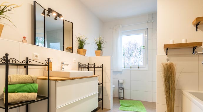 Badezimmer Kundenhaus Tischer von STREIF Haus