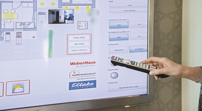 Gebäudesteuerung Musterhaus Wuppertal – CityLife 250 von WeberHaus