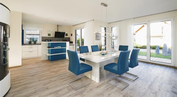 Rensch-Haus Musterhaus Montana Essbereich