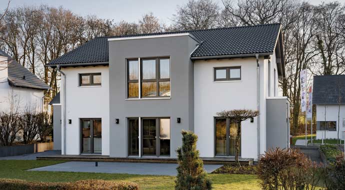Außenansicht Musterhaus SENTO 503 von FingerHaus