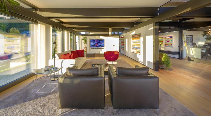 Huf Haus Musterhaus Art 5 Wohnbereich