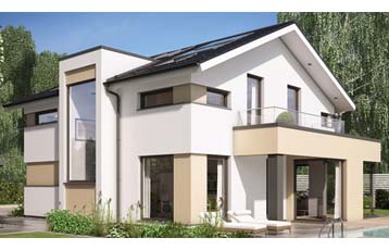 Bien-Zenker Musterhaus Evolution Leipzig Außenansicht