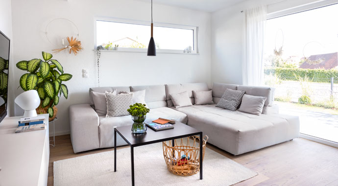 Wohnbereich Stadtvilla Pickert von SchwörerHaus