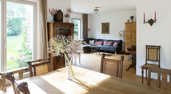 Ytong Bausatzhaus Kundenhaus Kramer Wohn-/Essbereich