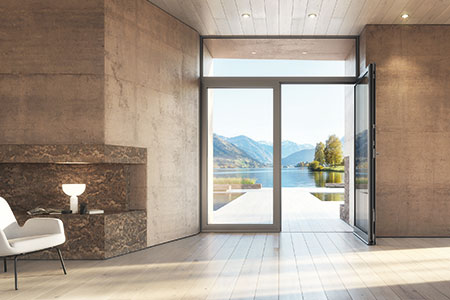 Stulp-Fenstertür von Schüco