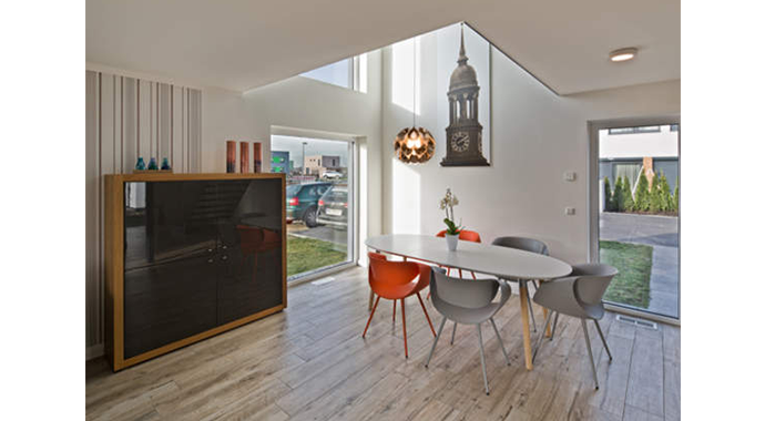 Heinz von Heiden Musterhaus Elbmosaik Esszimmer