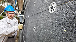 Fassadendämmung mit Polystyrol-Dämmplatten